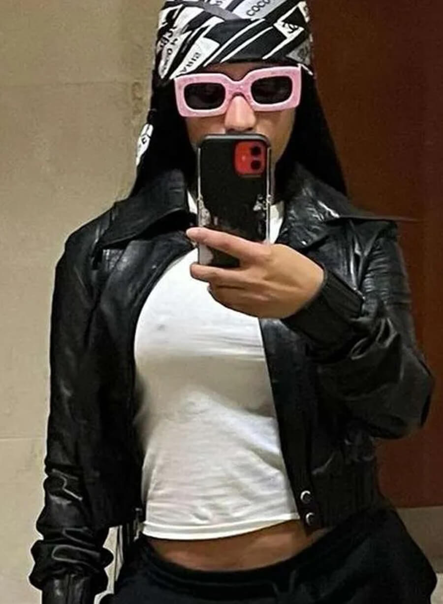 Nicki Minaj MTV Video Music Awards 2023 Leather Jacket