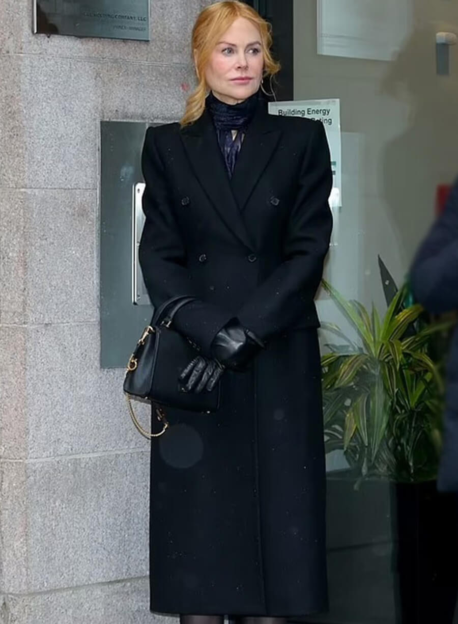 Nicole Kidman Babygirl Black Trench Coat