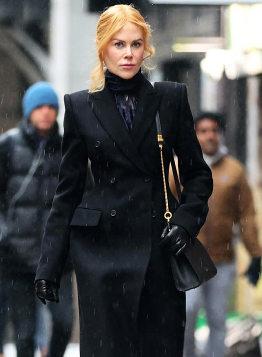 Nicole Kidman Babygirl Black Trench Coat