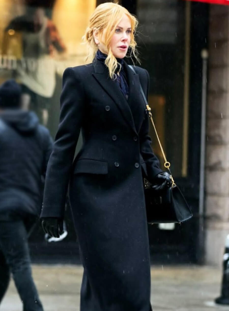 Nicole Kidman Babygirl Black Trench Coat