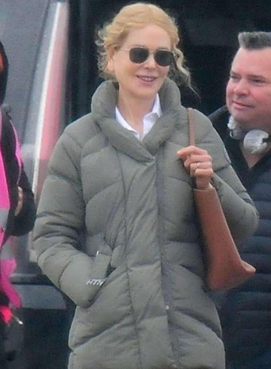 Nicole Kidman Special Ops Lioness Grey Puffer Jacket
