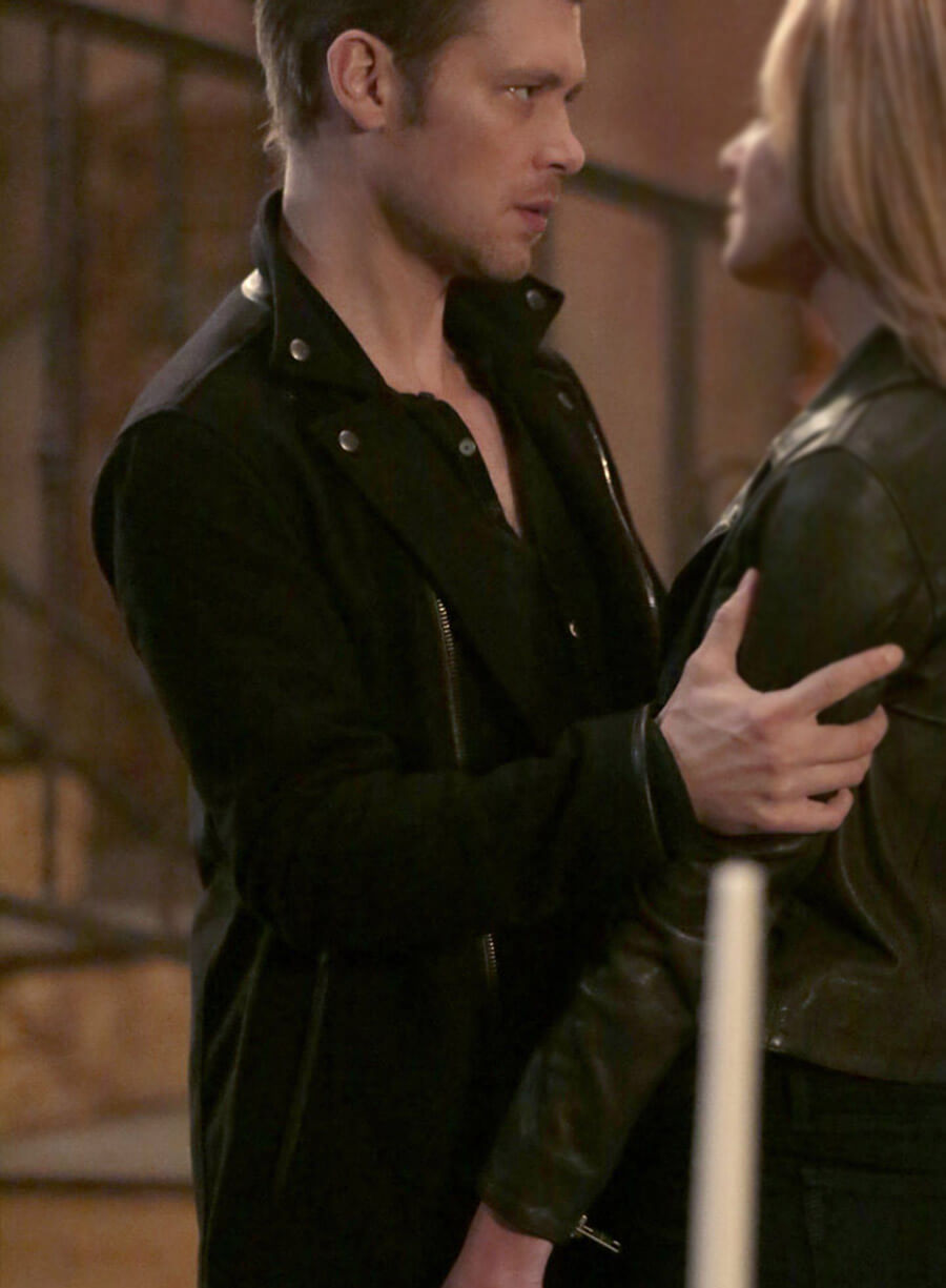 Niklaus Mikaelson The Originals S03 Black Suede Jacket