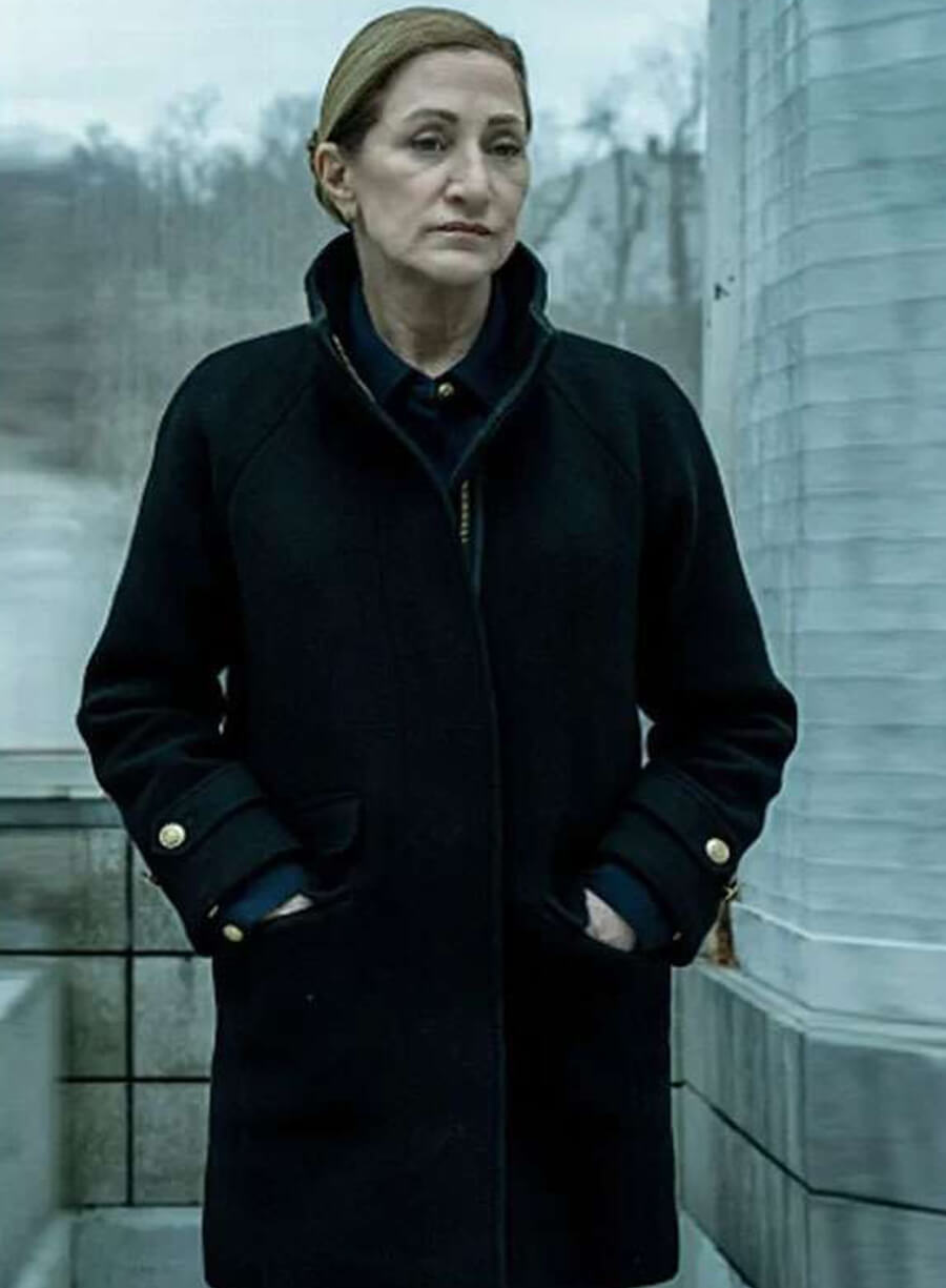 Nina Hobbs Mayor of Kingstown S04 Black Coat