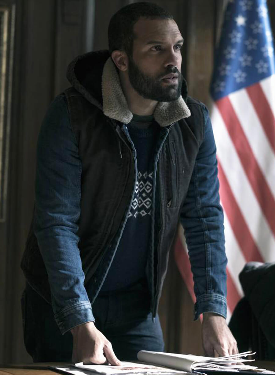 O-T Fagbenle The Handmaid's Tale Black Vest