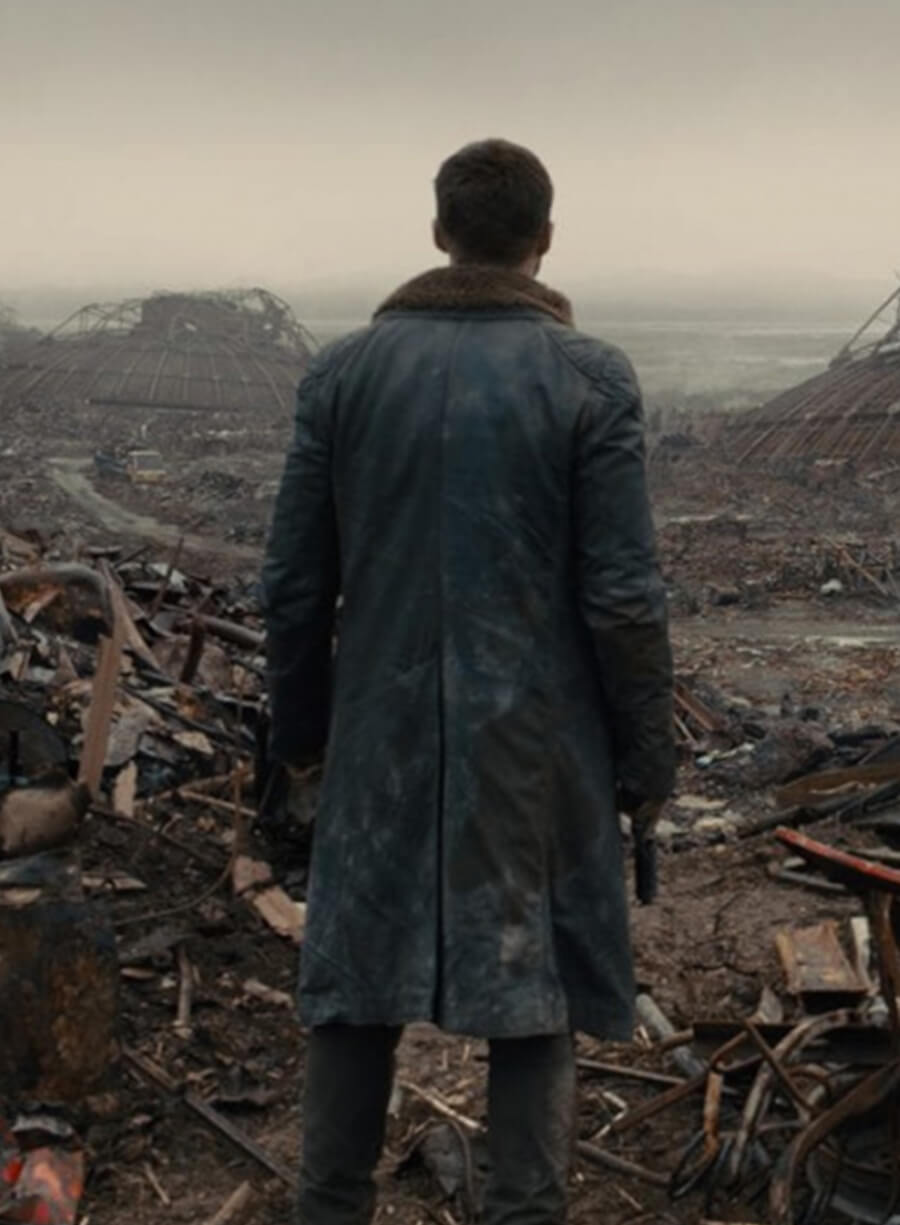 Officer K Blade Runner 2049 Black Leather Long Coat