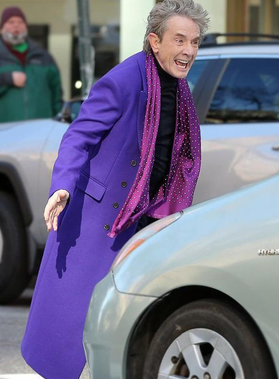 Oliver Putnam Only Murders in the Building Purple Coat