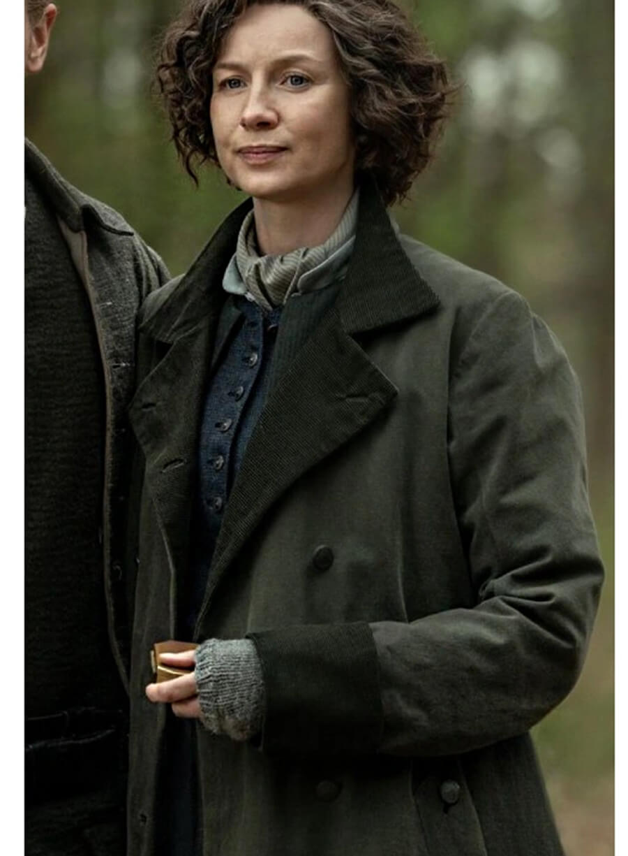 Outlander S07 Claire Fraser Green Coat