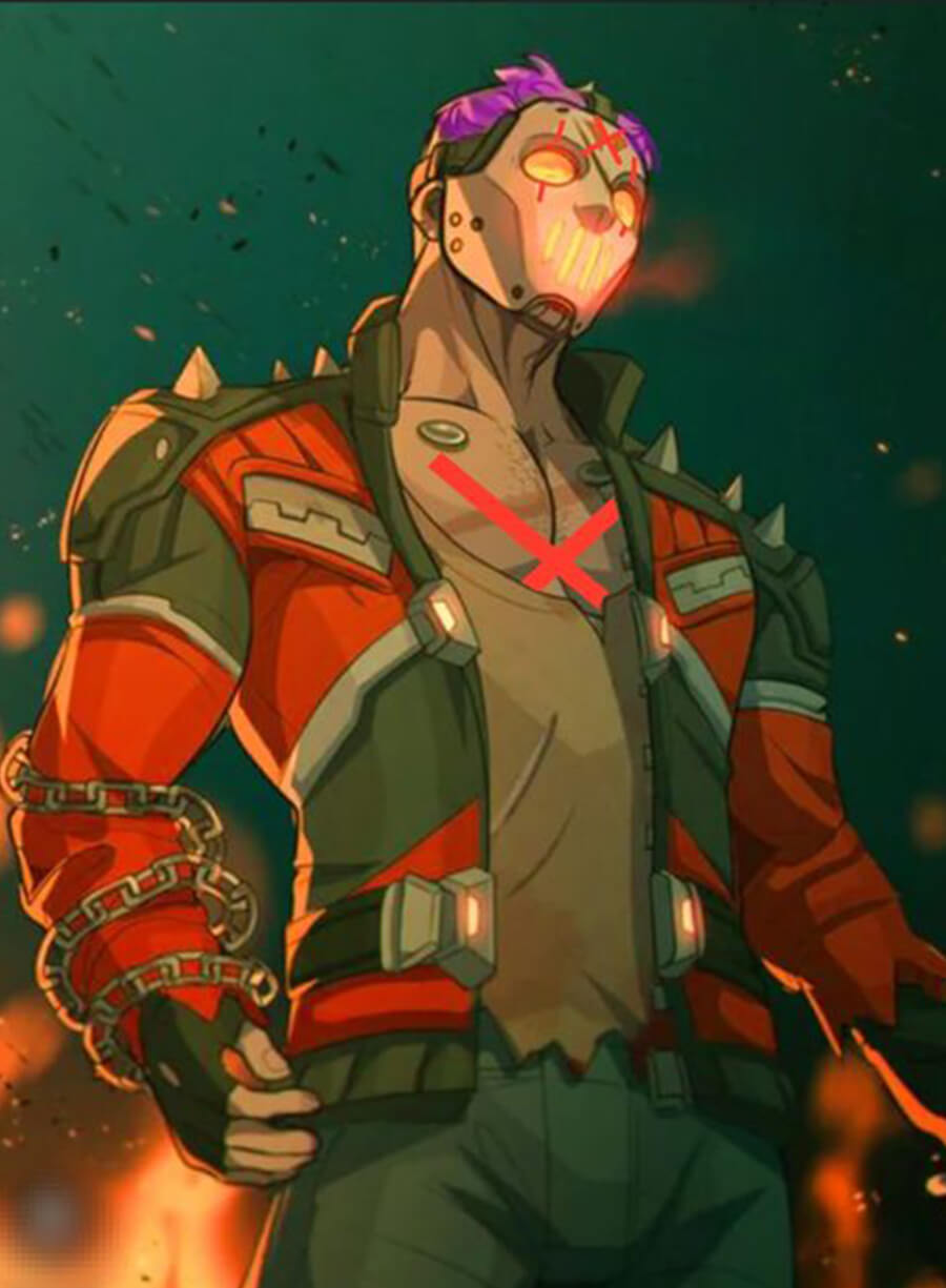 Overwatch Slasher 76 Leather Jacket