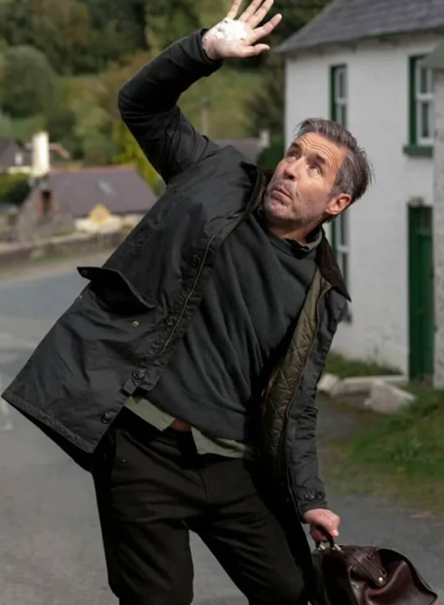 Paddy Considine Small Town Big Story S01 Black Jacket