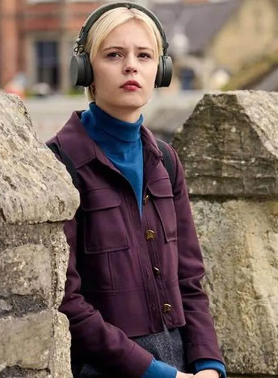 Patience Ella Maisy Purvis Burgundy Jacket