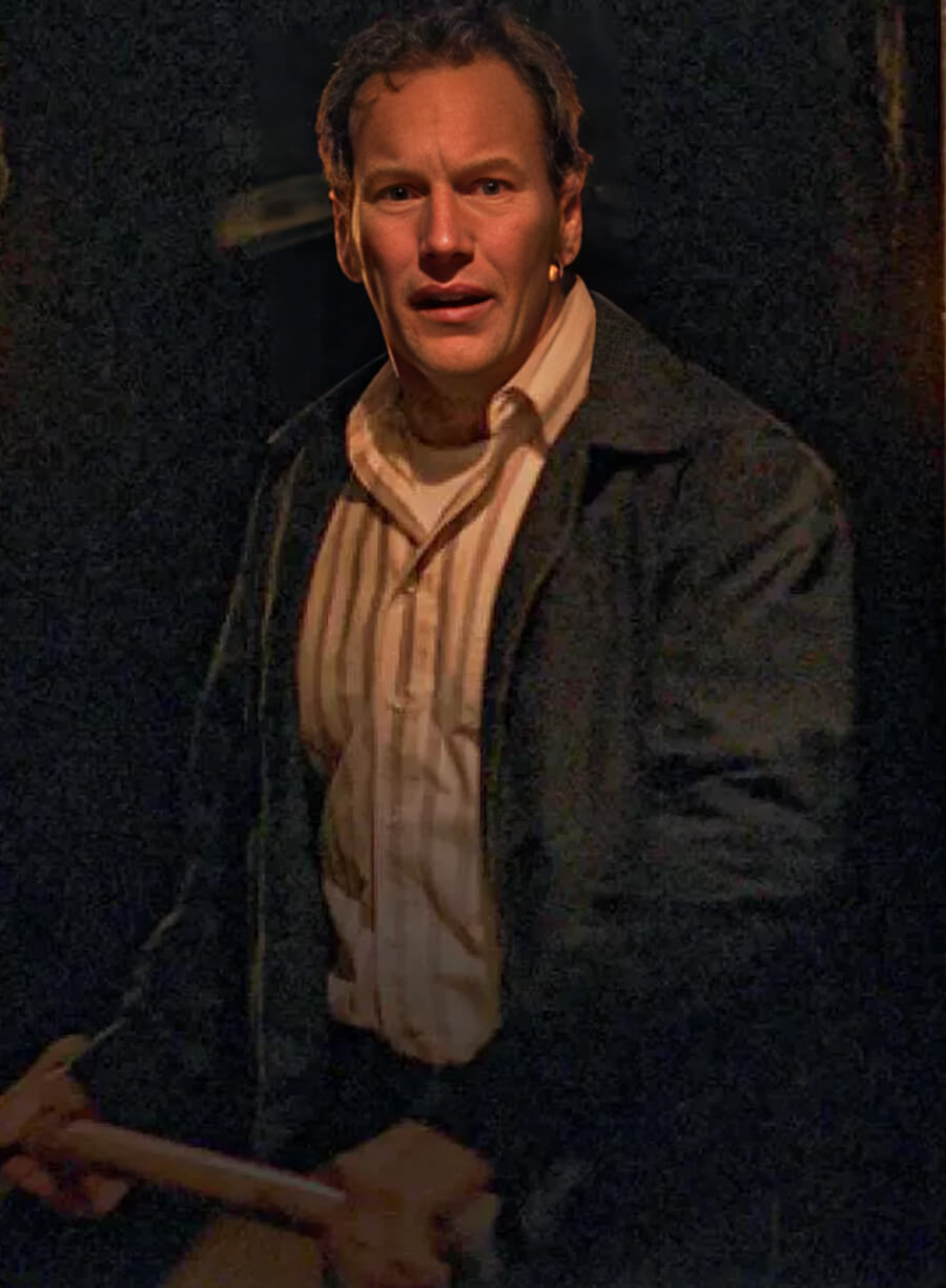 Patrick Wilson The Conjuring Last Rites 2025 Black Jacket
