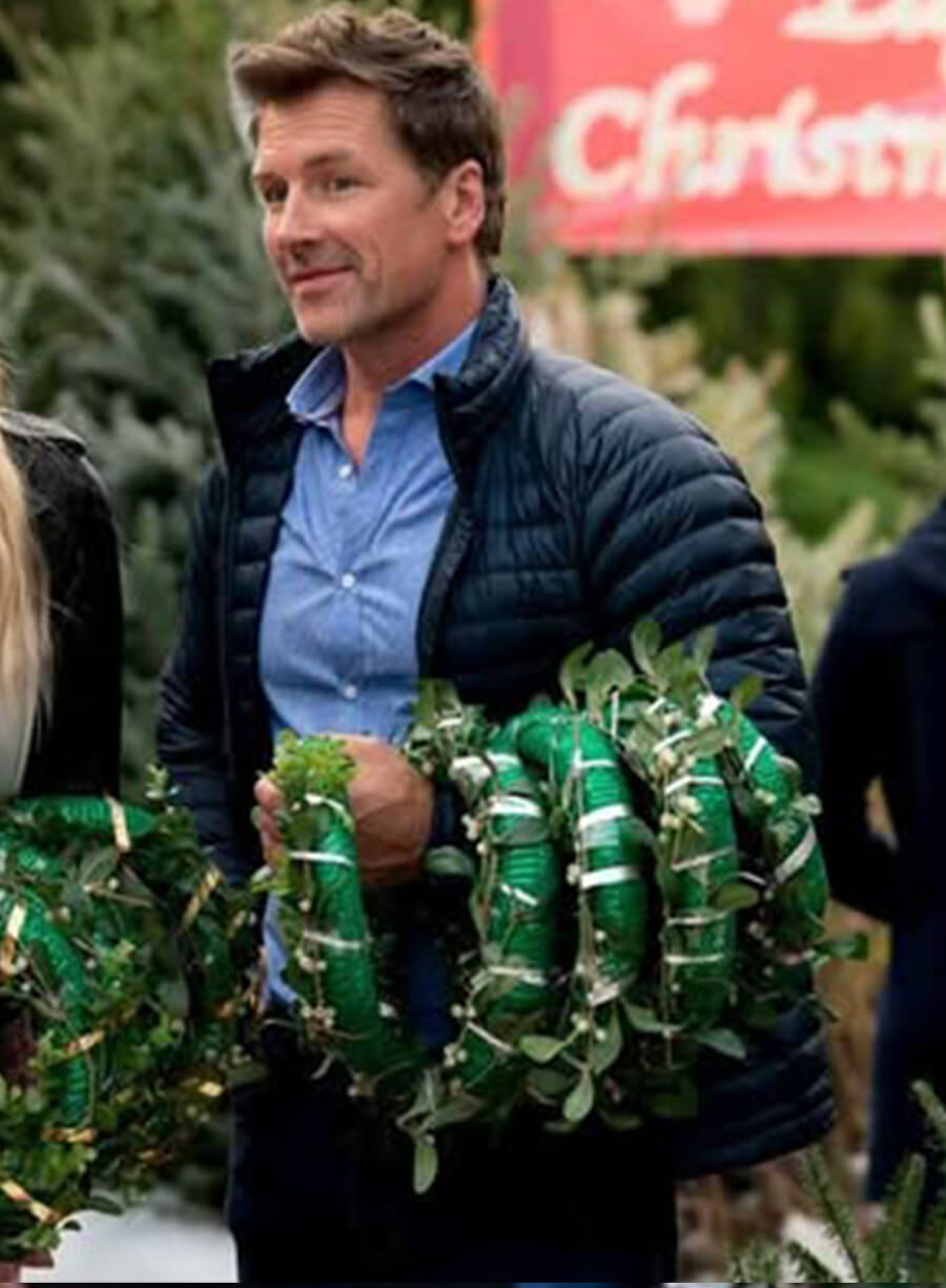 Paul Greene Fit for Christmas Black Puffer Jacket