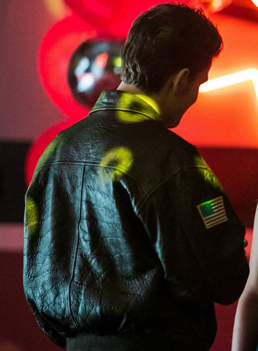 Paul Wesley Vampire Diaries S04 Black Trucker Jacket