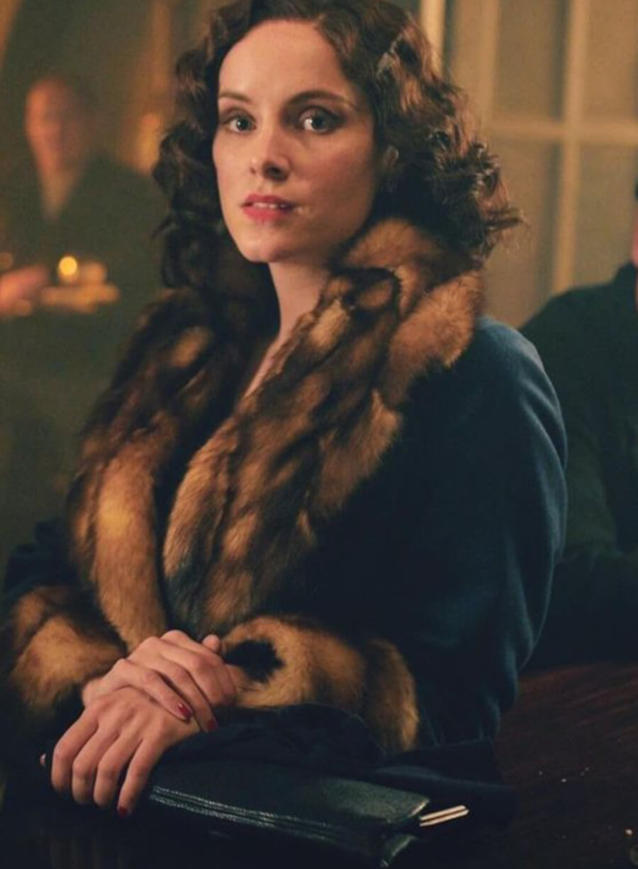 Peaky Blinders Ada Shelby Blue Long Coat