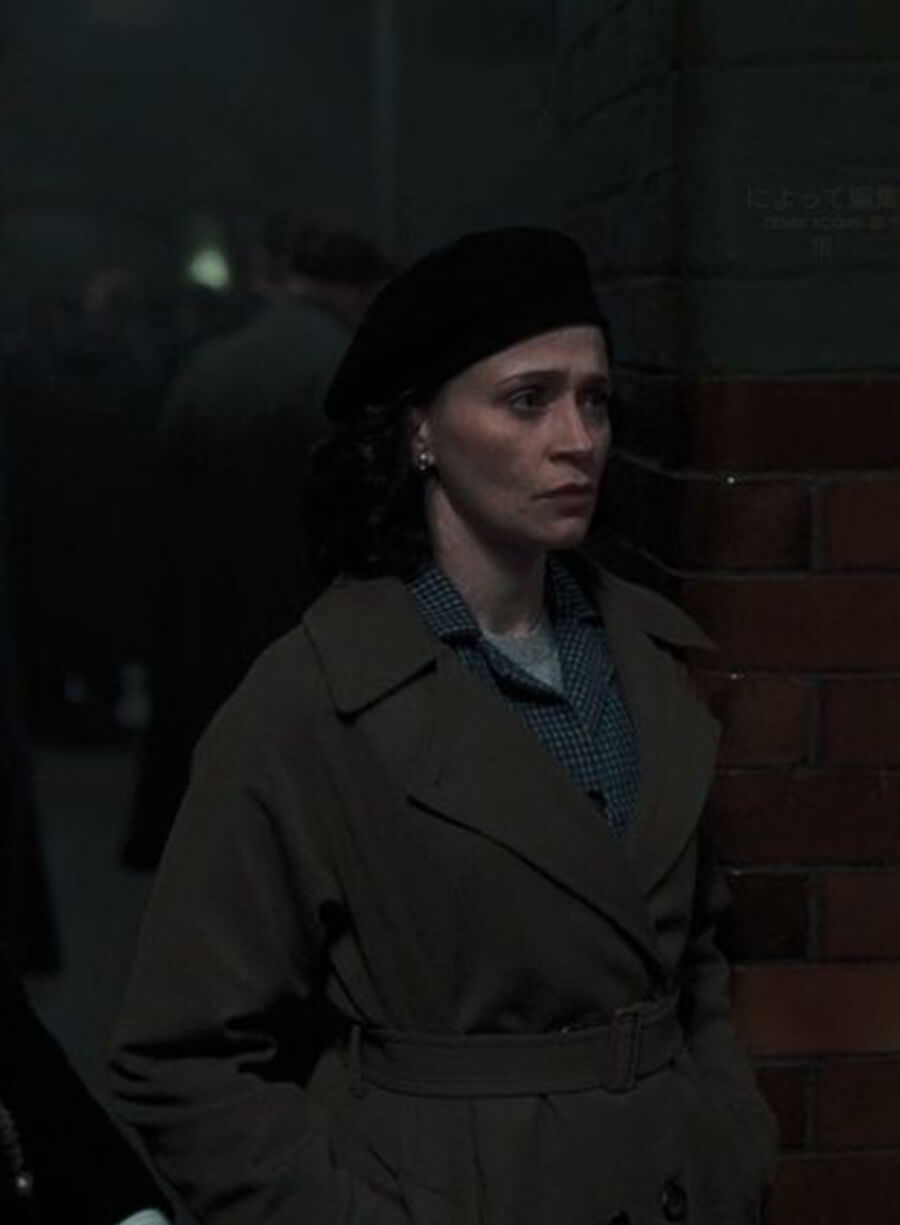 Peaky Blinders Captain Swing Brown Belted Coat