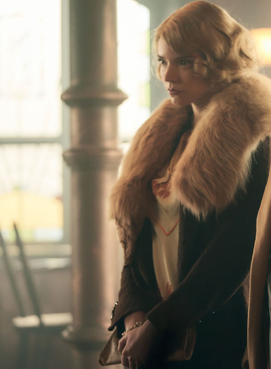 Peaky Blinders S5 Gina Gray Brown Fur Coat