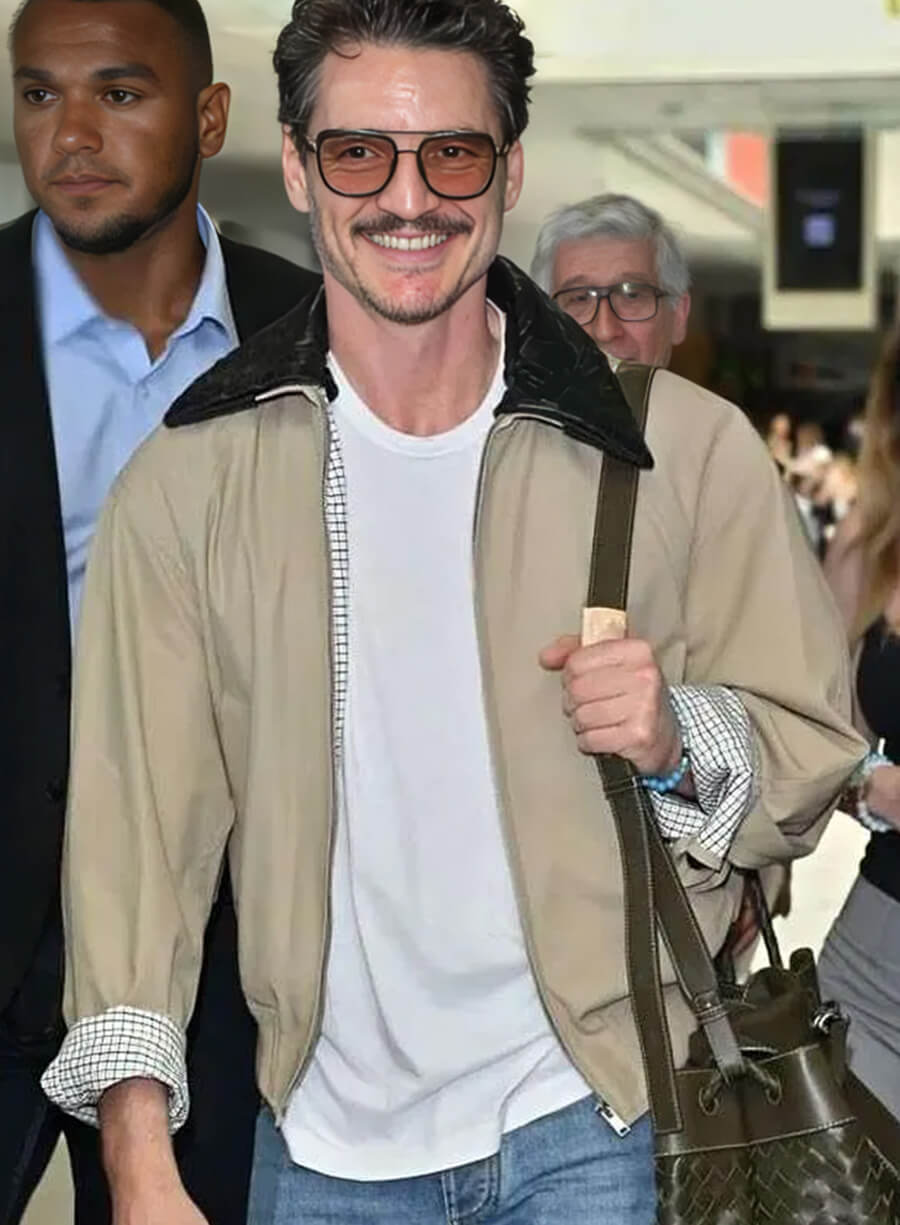 Pedro Pascal Film Festival 2025 Beige Jacket