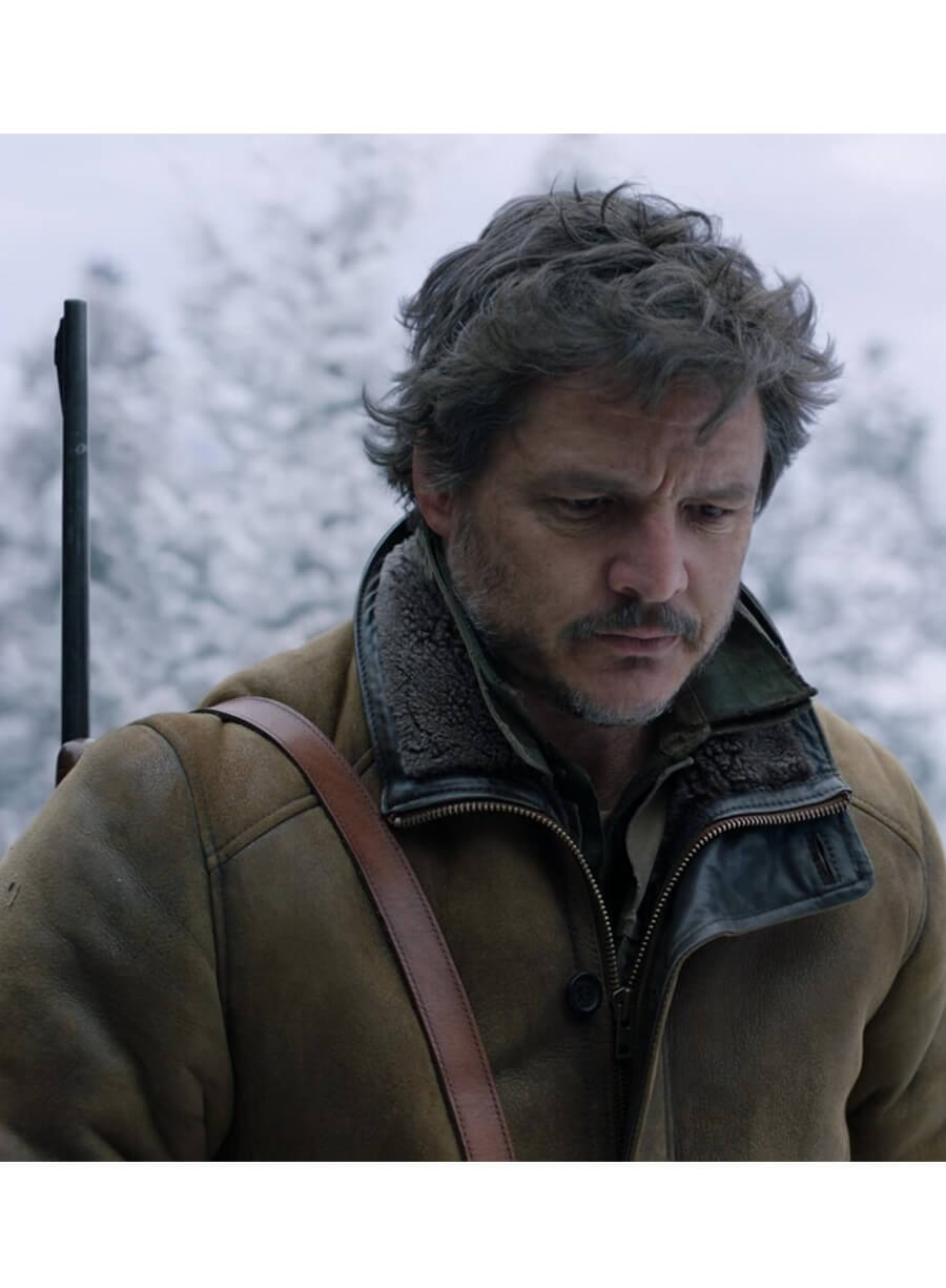 Pedro Pascal The Last of Us Brown Leather Jacket