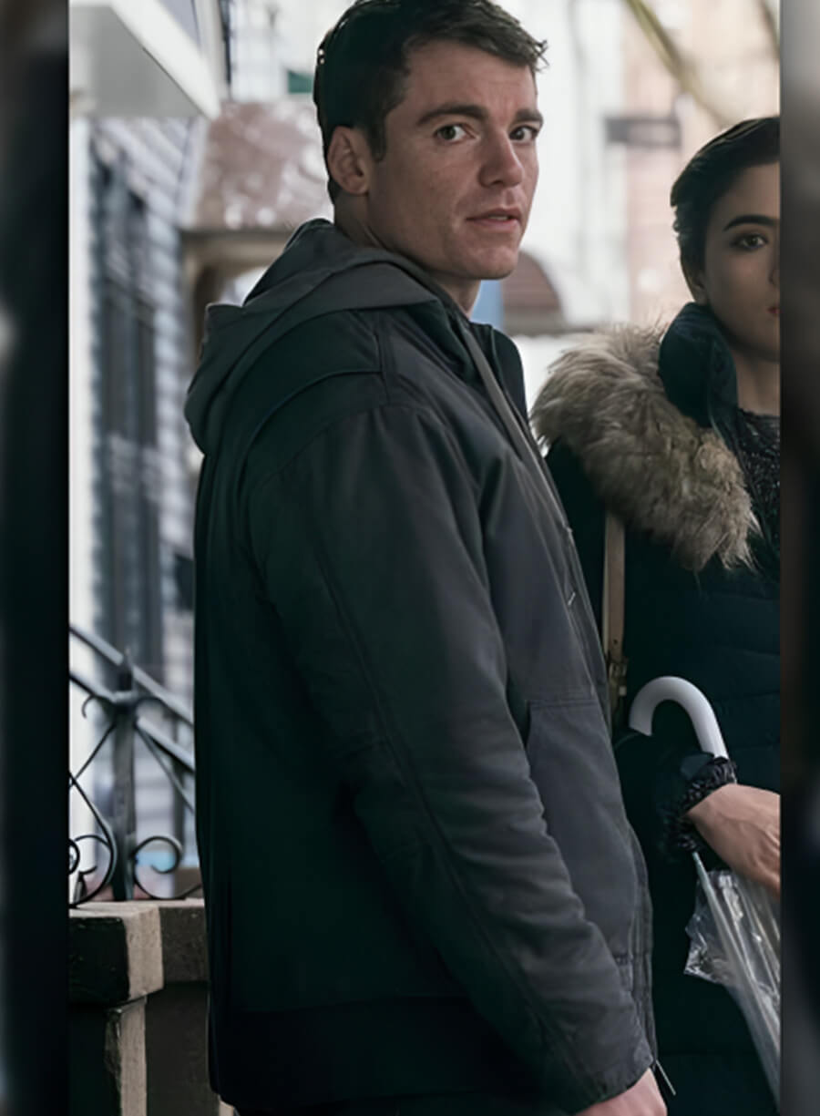 Peter Sutherland The Night Agent S02 Grey Jacket