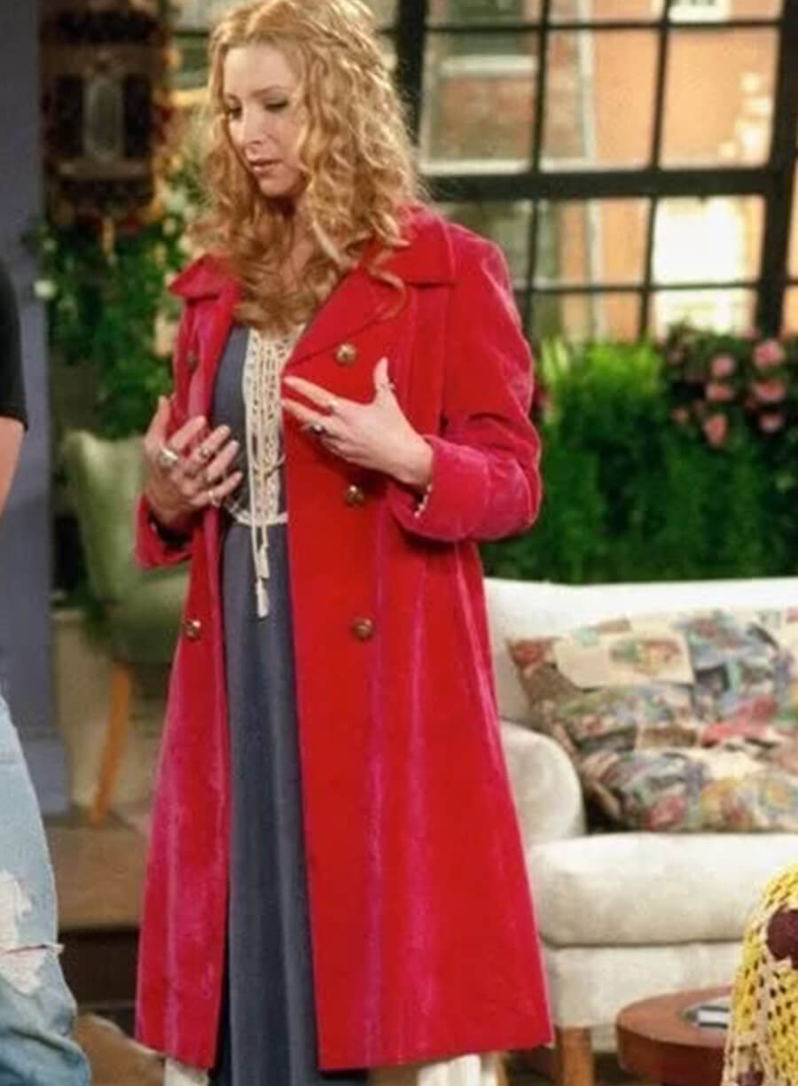 Phoebe Buffay Friends Red Coat