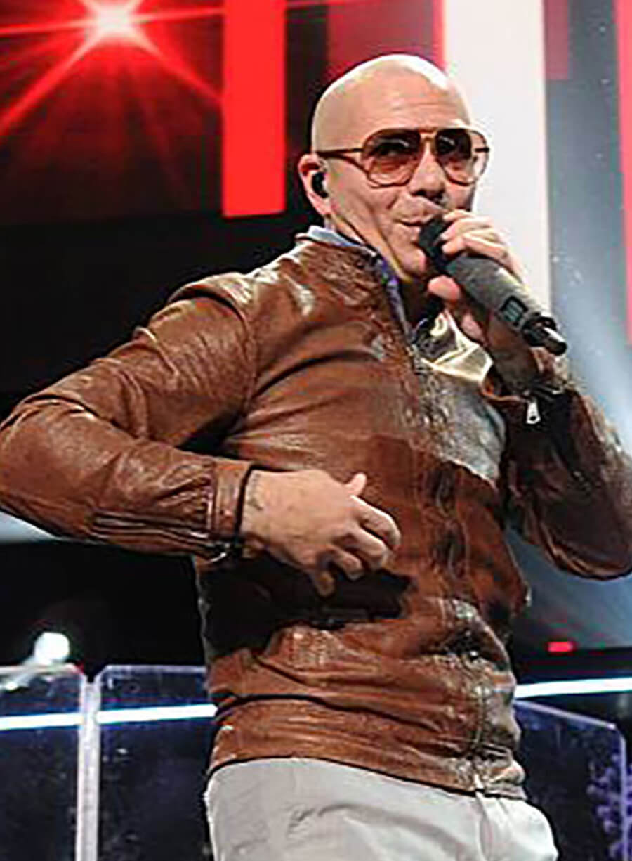 Pitbull Brown Leather Jacket