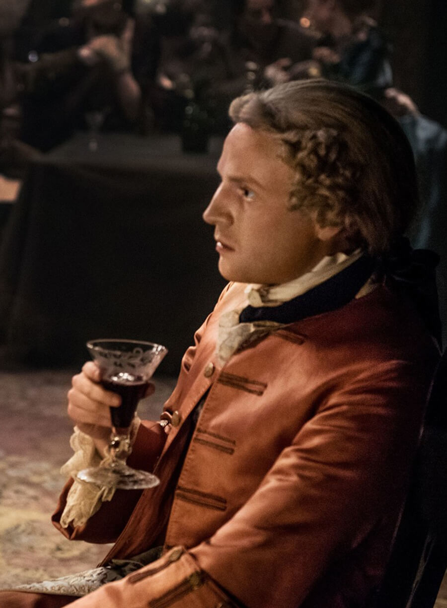 Prince Charles Edward Stuart Outlander Brown Leather Coat