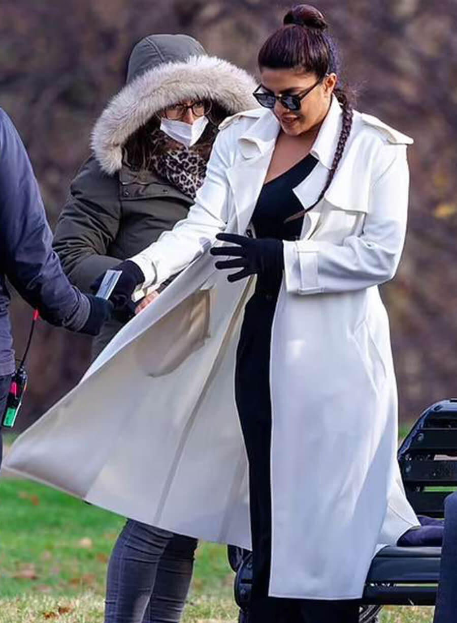 Priyanka Chopra Citadel 2023 White Coat