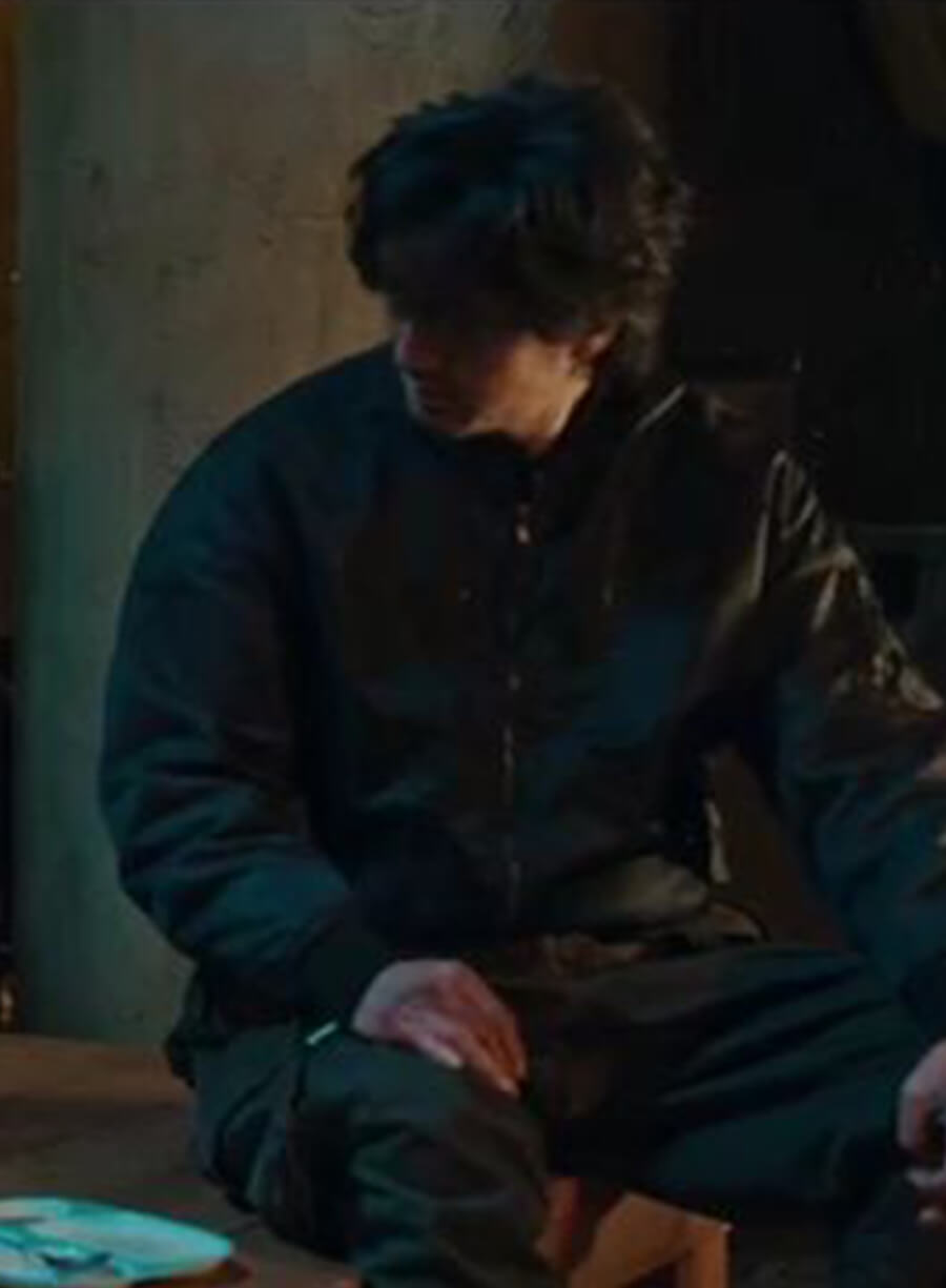 Pyeon Sang-wook Sweet Home Black Bomber Jacket