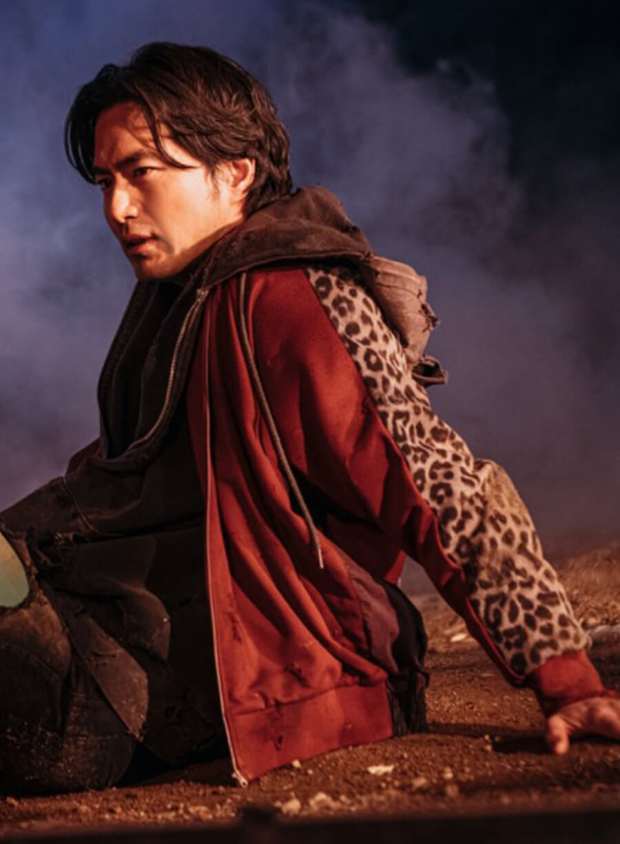 Pyeon Sang-wook Sweet Home Red Bomber Jacket