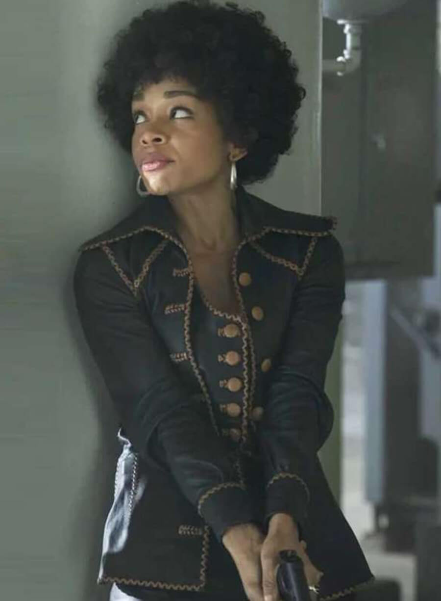 Rachel Hilson Duster 2025 Black Jacket