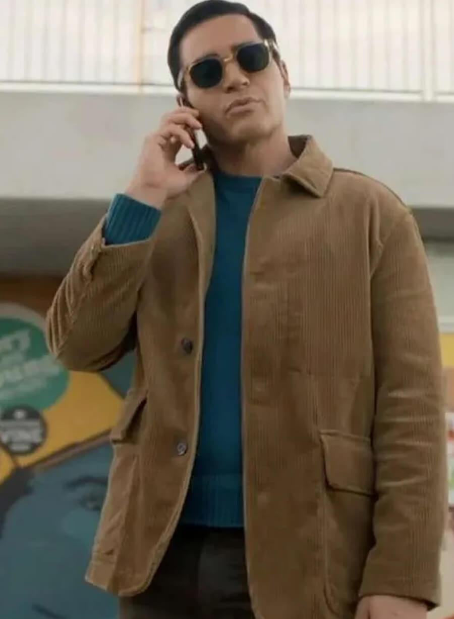 Ramón Rodríguez Will Trent S03 Brown Jacket