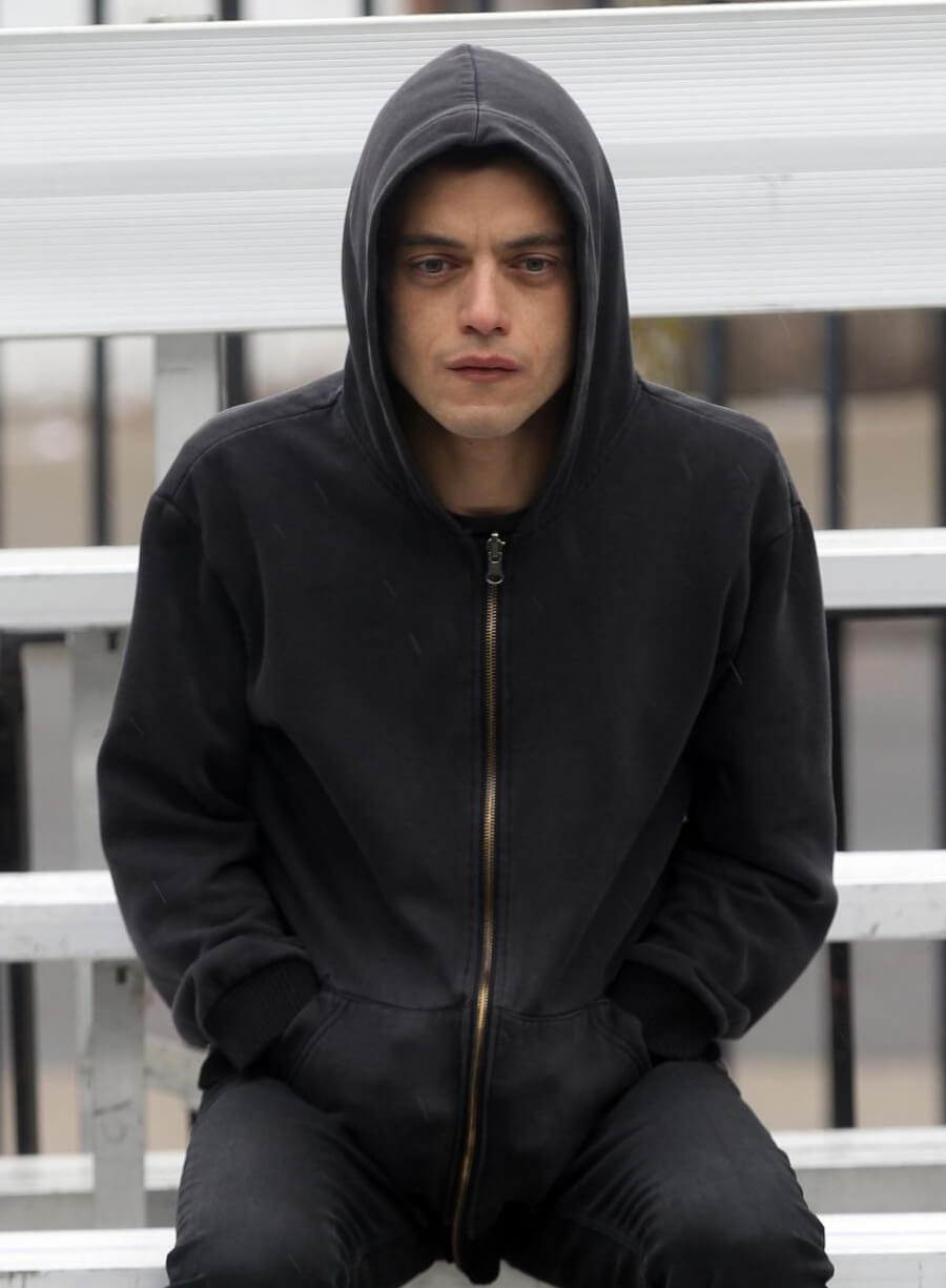 Rami Malek Mr. Robot Black Hoodie