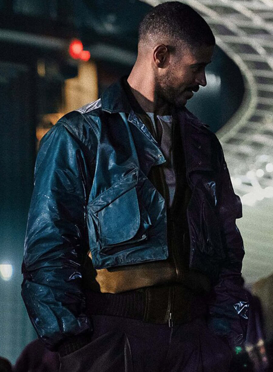 Raych Seldon Foundation Blue Leather Jacket