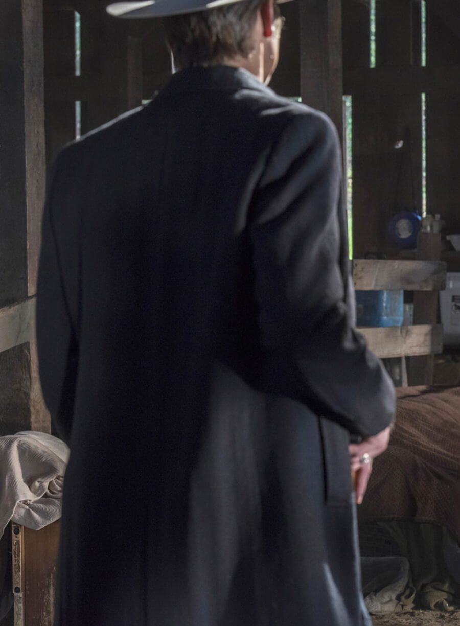 Raylan Givens Justified Black Wool Coat