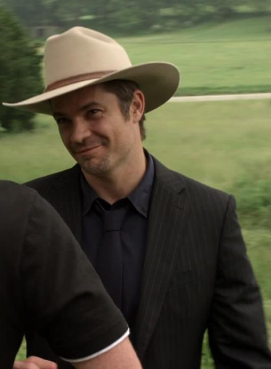 Raylan Givens Justified Striped Blazer