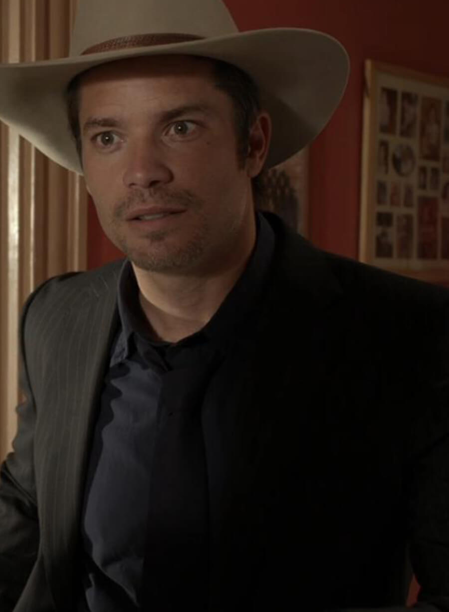 Raylan Givens Justified Striped Blazer
