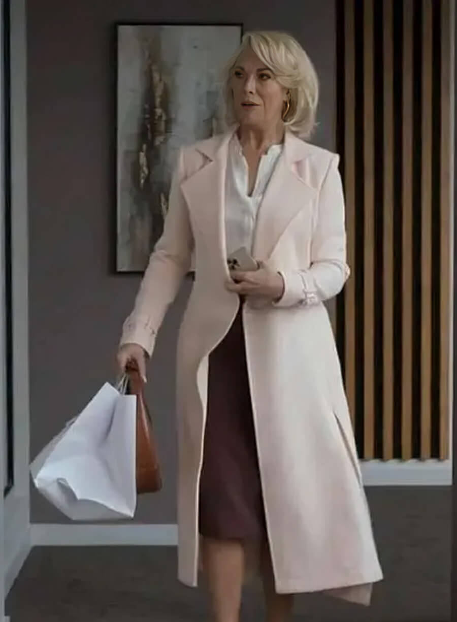 Rebecca Welton Ted Lasso S03 Pink Coat