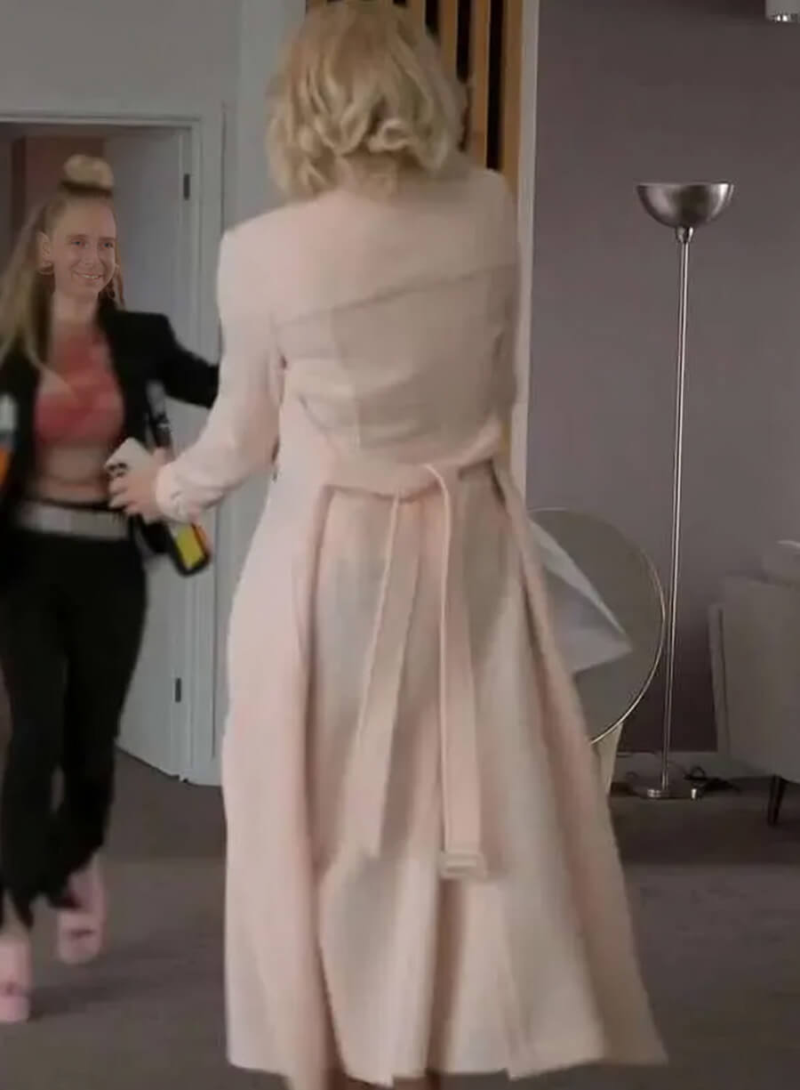 Rebecca Welton Ted Lasso S03 Pink Coat