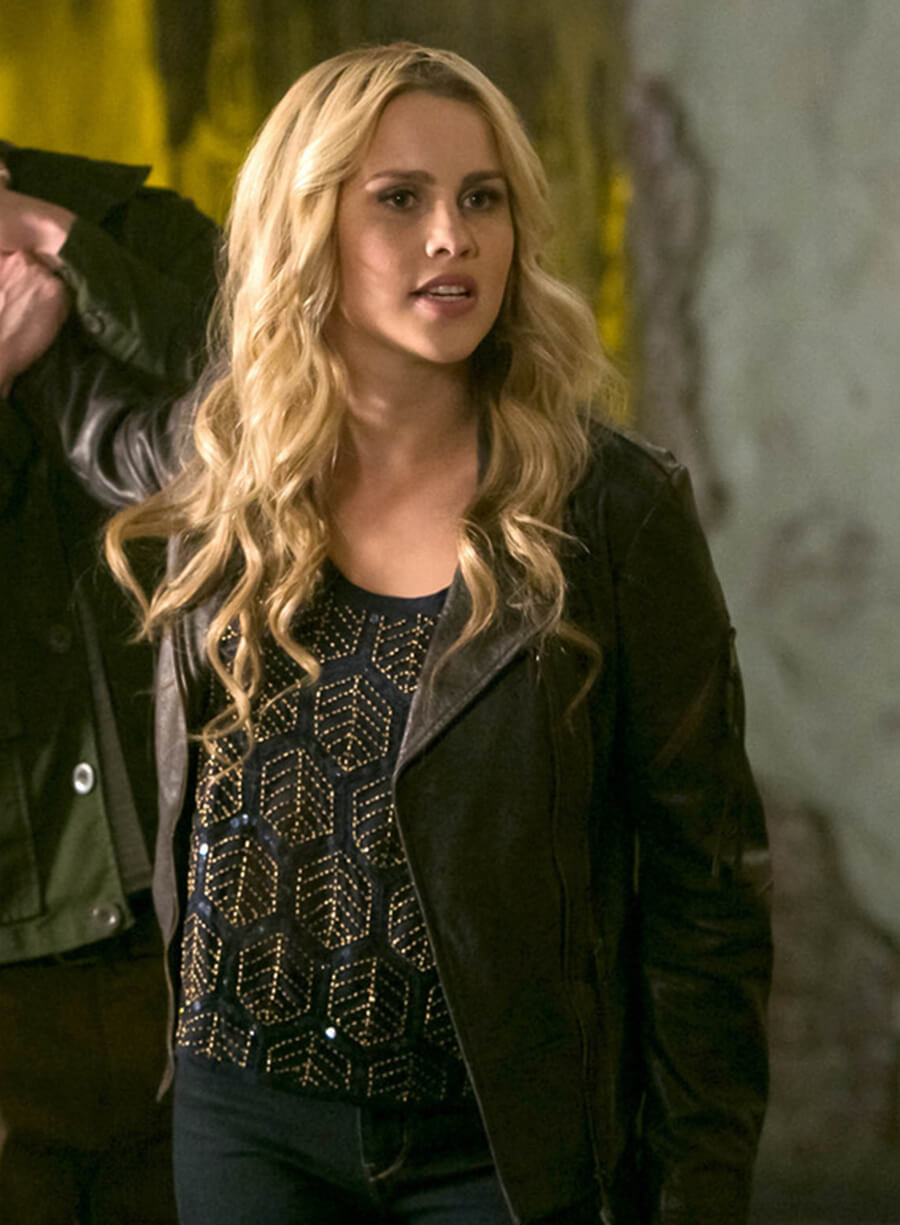 Rebekah Mikaelson The Originals Black Biker Leather Jacket