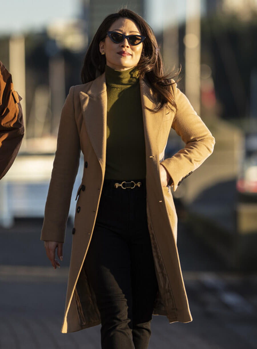 Reenie Greene Tracker Brown Trench Coat