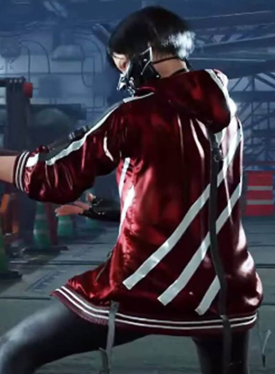 Reina Mishima Tekken 8 Red Leather Jacket