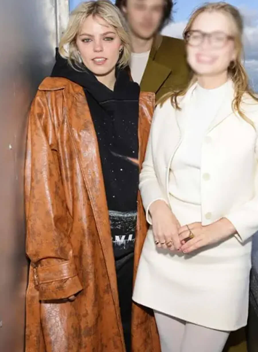 Reneé Rapp Mean Girls 2024 Brown Trench Coat