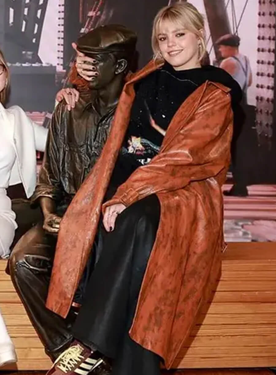 Reneé Rapp Mean Girls 2024 Brown Trench Coat