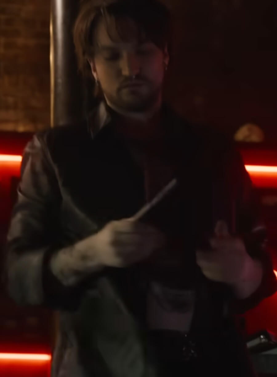 Richard Harmon Final Destination: Bloodlines Black Leather Jacket