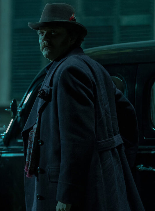 Richard Straker Salem’s Lot Black Wool Coat