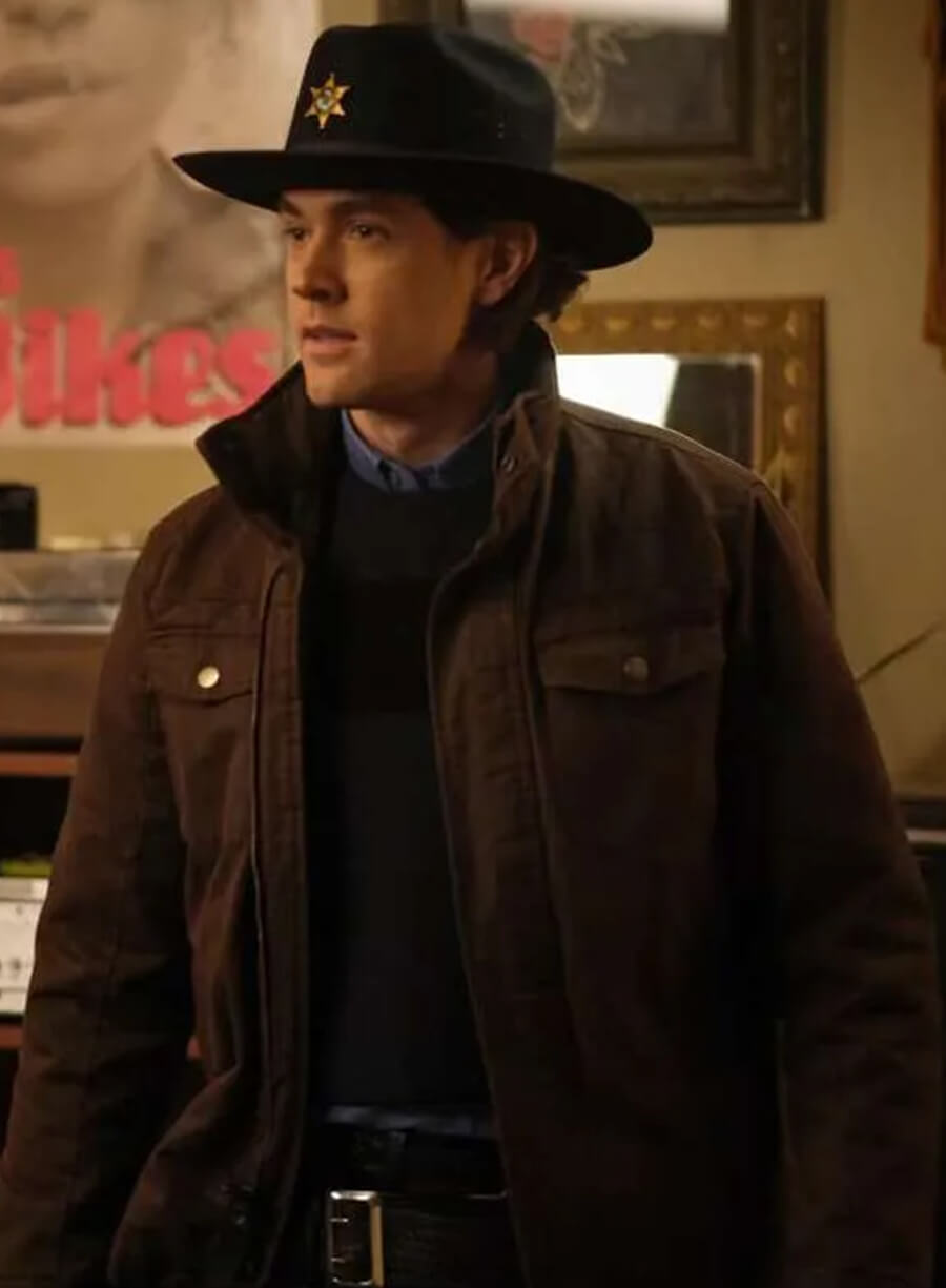 Riverdale S06 Percival Pickens Brown Jacket