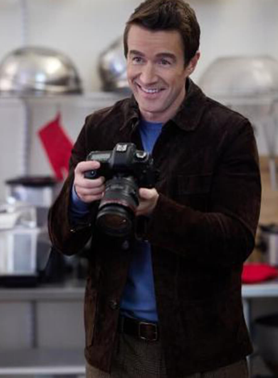 Robert Buckley Finn An Unexpected Valentine Suede Jacket