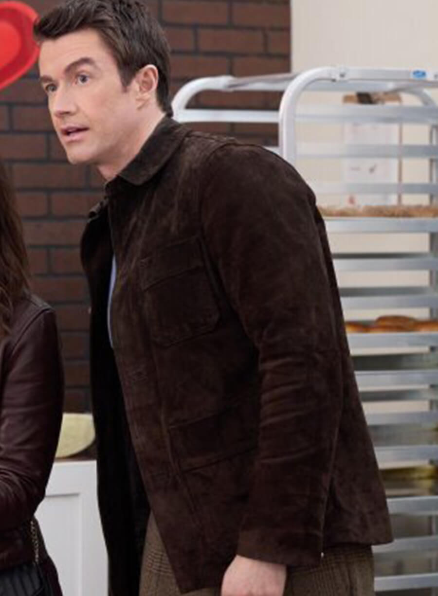 Robert Buckley Finn An Unexpected Valentine Suede Jacket