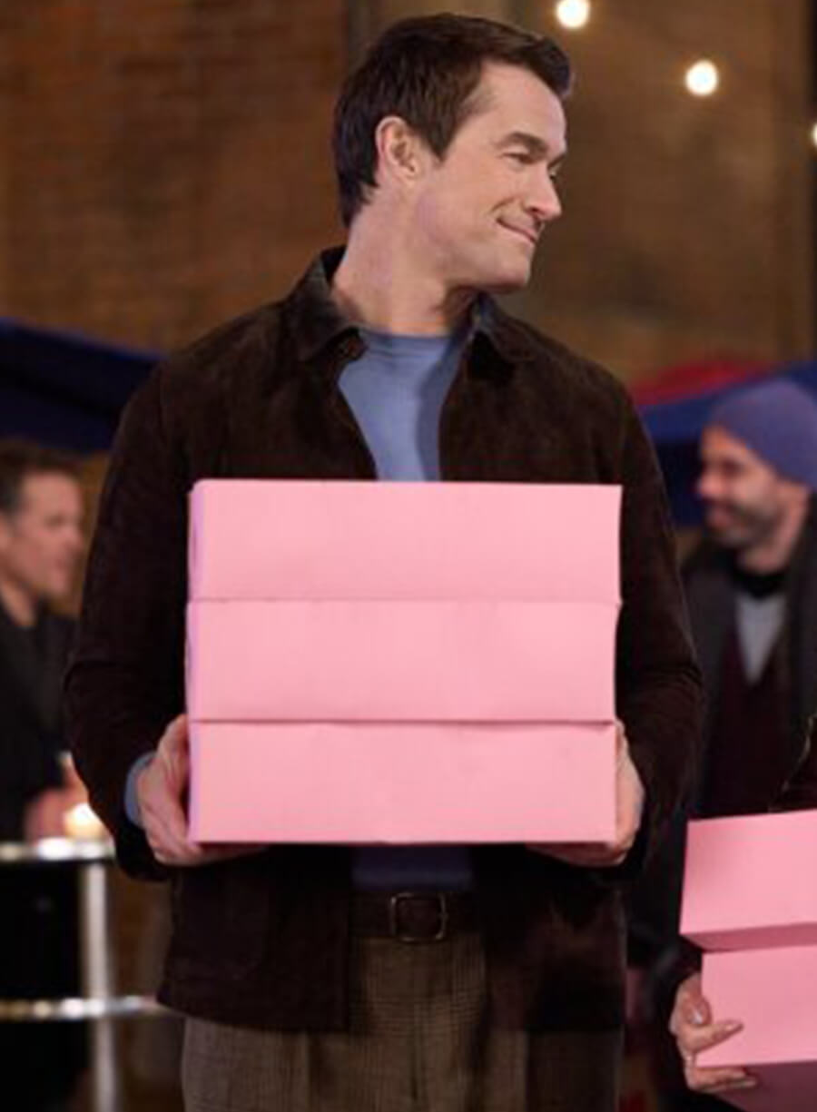Robert Buckley Finn An Unexpected Valentine Suede Jacket