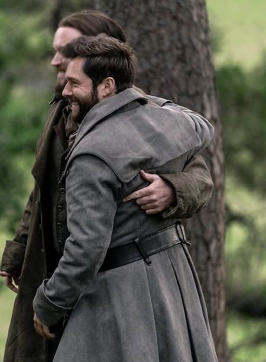 Roger Wakefield Outlander Grey Coat